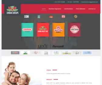 Cherangroups.com(Cheran Pumps) Screenshot