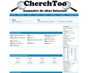 Cherchtoo.fr(Annuaire Cherchtoo) Screenshot
