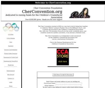 Cherconvention.com(The Cher Convention) Screenshot