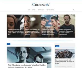 Cherencov.com(Cherencov es una web sobre cine) Screenshot