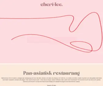 Cheri-Lee.se(Cheri-lee Restaurang) Screenshot