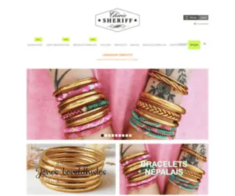 Cherie-Sheriff.com(Cherie SHERIFF est une créatrice de bijoux et une blogueuse mode) Screenshot