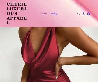 Cherieluxuriousapparel.com(Chérie) Screenshot