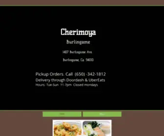 Cherimoyacafe.com(Cherimoya Vietnamese Cafe) Screenshot