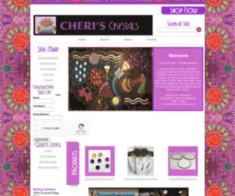 Cheriscrystals.com(Cheris Crystals) Screenshot