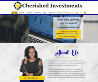 Cherished-Investments.com(Texas) Screenshot