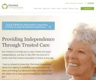 Cherishedagency.com(Cherished Companions Home Care) Screenshot