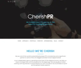 Cherishpr.com(Public Relations Agency) Screenshot