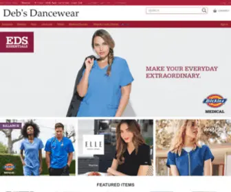 Cherokee-Debsdancewear.com(Deb's Dancewear & Uniforms) Screenshot