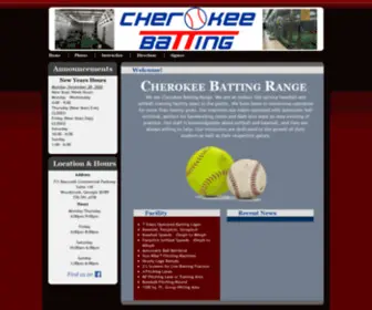 Cherokeebatting.com(Cherokee Batting Range) Screenshot