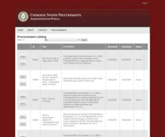 Cherokeebids.org(Cherokeebids) Screenshot