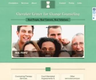 Cherokeecenterforchange.com(Cherokee Center for Change Counseling) Screenshot