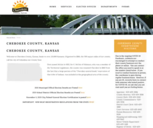 Cherokeecountyks.gov(Cherokee County) Screenshot