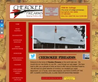 Cherokeefirearms.com(Cherokee Firearms) Screenshot