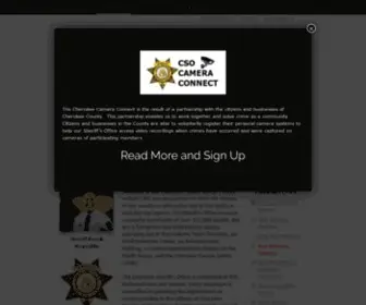 Cherokeega-Sheriff.org(Cherokee Sheriffs Office) Screenshot