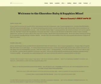 Cherokeerubymine.com(Cherokee Ruby Mine) Screenshot