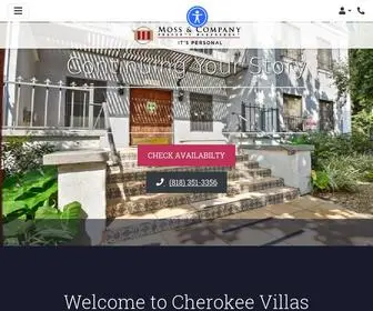 Cherokeevillas.com(Apartments in Hollywood) Screenshot