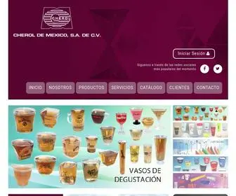 Cherolmexico.com.mx(Cherol de México) Screenshot