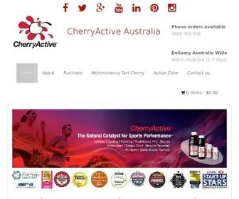 Cherryactiveaustralia.com.au(Tart Cherry Juice CherryActive Australia) Screenshot