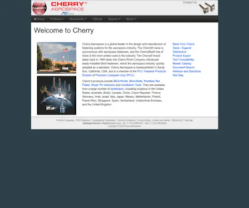 Cherryaerospace.com(Cherry Aerospace) Screenshot