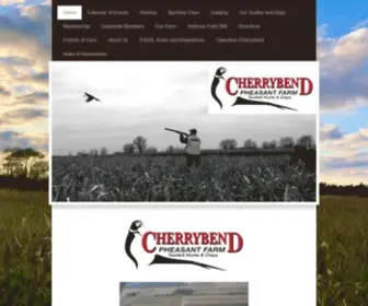 Cherrybendhunting.com(Cherrybend Pheasant Farm) Screenshot