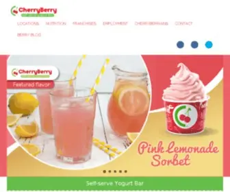 Cherryberryyogurtbar.com(CherryBerry Yogurt Bar) Screenshot