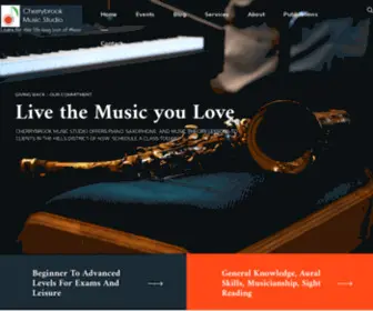 Cherrybrookmusicstudio.com(Learn for the life) Screenshot