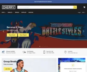 Cherrycollectables.com.au(Australia's Offical Panini NBA Distributor) Screenshot