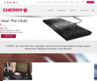 Cherrycorp.com(CHERRY World) Screenshot