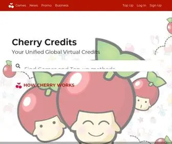 Cherrycredits.com(Your Unified Global Virtual Credits) Screenshot