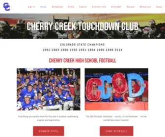 Cherrycreekfootball.org(Cherry Creek HS Football) Screenshot