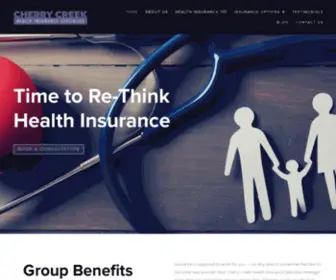 Cherrycreekhealthinsurancespecialist.com(Health and Life Insurance) Screenshot