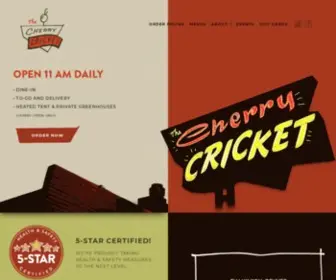 Cherrycricket.com(Cherry Cricket Home) Screenshot