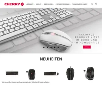 Cherry.de(Entdecken Sie die größte Auswahl an CHERRY Produkten) Screenshot