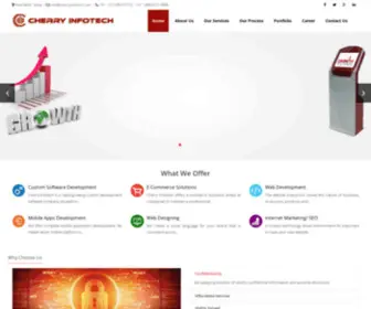 Cherryinfotech.com(Software Development Company) Screenshot