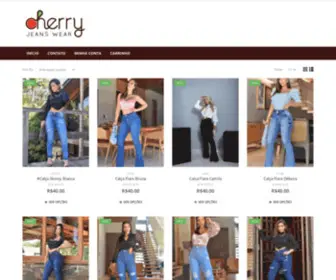 Cherryjeans.com.br(Qualidade em jeans) Screenshot