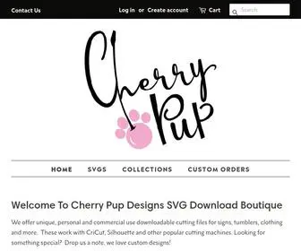 Cherrypupdesigns.com(Cherry Pup Designs) Screenshot