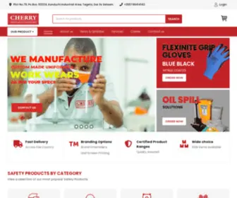 Cherrysafety.co.tz(Garments and Safety Solutions Limited) Screenshot