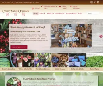 Cherryvalleyorganics.com(Cherry Valley Organics) Screenshot