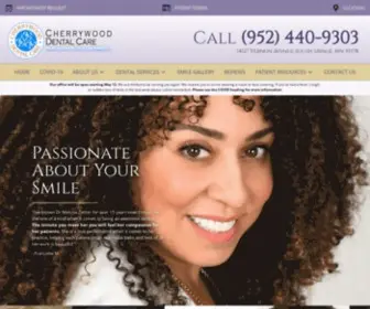 Cherrywooddental.com(Cherrywood Dental Care) Screenshot