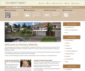 Chertsey.org.uk(Chertsey Community Website) Screenshot