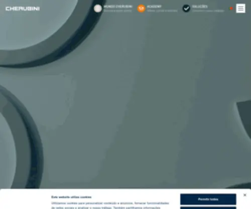 Cherubini.pt(Produção de motores e acessórios para toldos e persianas) Screenshot