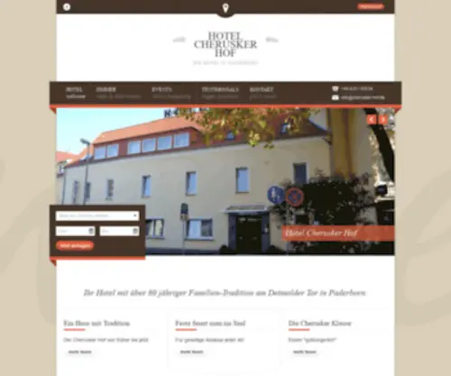 Cherusker-Hof.de(Hotel Cherusker Hof) Screenshot