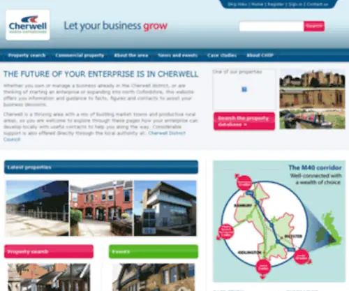 Cherwell-M40.co.uk(The Cherwell) Screenshot