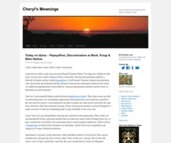 Cheryl-Morgan.com(Cheryl's Mewsings) Screenshot