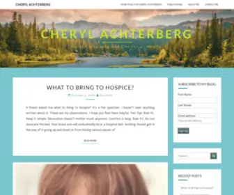 Cherylachterberg.net(About caregiving and dementia) Screenshot
