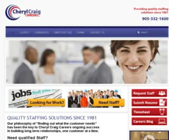 Cherylcraigcareers.com(Cheryl Craig Careers) Screenshot