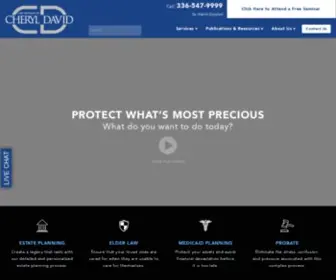 Cheryldavid.com(Estate Planning & Probate Attorneys) Screenshot