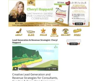 Cherylheppard.com(Ready to have a business) Screenshot