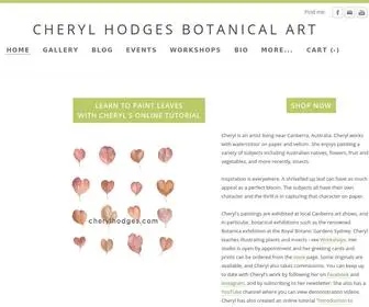 Cherylhodges.com(CHERYL HODGES BOTANICAL ART) Screenshot